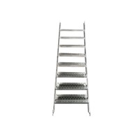 Tour d'escalier modulaire Cloud-Party Ringlock en acier Q355, hauteur réglable, escaliers de construction HDG