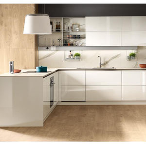 Gabinetes de Melamina Ecológicos Modernos y Modulares de Diseño Nuevo 2026, Cajones Completamente Equipados, Conjuntos de Gabinetes de Madera Sólida para Cocina - Product Image 4