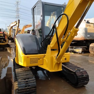Excavadora de cadenas usada de 5.5 toneladas Komatsu PC55 Mini Excavadora PC55MR-2 con giro de cola cero, compacta y lista para trabajar - Product Image 6