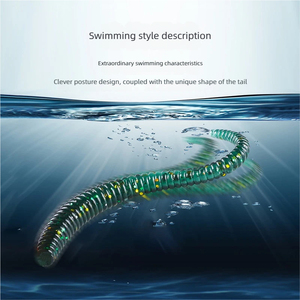 Leurre souple artificiel en forme de ver <span class=keywords><strong>pour</strong></span> carpe à yeux rouges, leurre flottant <span class=keywords><strong>pour</strong></span> truite en ruisseau - Product Image 2