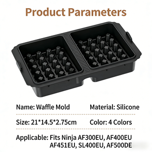 Stampo <span class=keywords><strong>in</strong></span> <span class=keywords><strong>Silicone</strong></span> <span class=keywords><strong>per</strong></span> Waffle OEM ODM, Adatto <span class=keywords><strong>per</strong></span> <span class=keywords><strong>Friggitrice</strong></span> <span class=keywords><strong>ad</strong></span> <span class=keywords><strong>Aria</strong></span> e Forno, Accessori <span class=keywords><strong>per</strong></span> Cucina e Pasticceria - Product Image 6