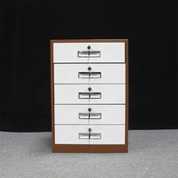 Tiroirs métalliques verticaux bas, tiroir de rangement secret, mobilier de bureau pour les dessins, utilisé