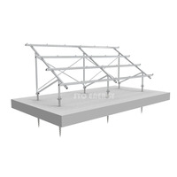 Support de module pv au sol pré-assemblé pour montage solaire Panneaux PV Systèmes de rayonnage solaire au sol pour la production d'énergie solaire
