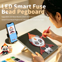 PIXDOU 	 Tablero de Luces LED Inteligentes con Control por Aplicación, Juego de Luces LED Perler Bead Completamente Rediseñado y Optimizado