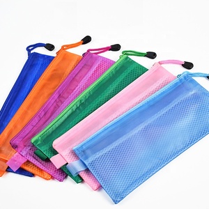 Tùy chỉnh sương giá Quà Tặng PVC A6 double-layer ZIP tập tin Pouch bút chì không thấm nước trường hợp văn phòng trường học nhỏ Câu Đố Hội Đồng Quản trị trò chơi lưu trữ - Product Image 3