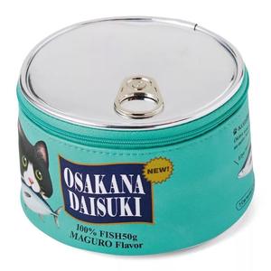 Bonita bolsa de cosméticos de pescado enlatado Coquette <span class=keywords><strong>pequeña</strong></span> bolsa estética divertida bolsa de maquillaje regalo para mujeres con sardinas de una lata - Product Image 4