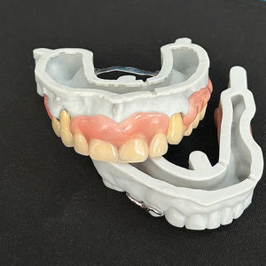 Superiore e inferiore struttura in metallo con protesi acrilica Base parziale flessibile cina laboratorio dentale prezzo - Product Image 5