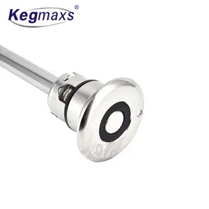 Kegmaxs Beer Spear Wine Barrel A Type Silver Keg Tube Mini Keg Dispenser Small Thread 304 Stainless Steel For Draft Beer