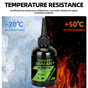 Scellant pour pneus de vélo sans chambre à air 120 ml, faible teneur en ammoniac, latex naturel, pour réparation de crevaisons sur vélos de route, <span class=keywords><strong>VTT</strong></span>, gravel, jusqu'à 6 mm de diamètre. - Product Image 4