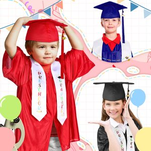 Classic American School Uniforms Customized <strong>Children</strong> Graduation <strong>Dressing</strong> <strong>Gown</strong> for Kids Bachelor Graduation <strong>Gowns</strong> - Product Image 3