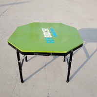 Table de football octogonale pliable et mobile pour l'extérieur – Divertissement