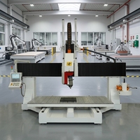Fresadora CNC de 5 Ejes Rongchi 1325 con Mesa de Carga y Descarga Doble para Muebles, Puertas y Esculturas, 24000 rpm, Alta Precisión, CE