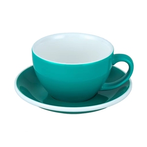 Tazas clásicas hechas a mano personalizadas, capuchino, taza de té de cerámica sencilla y plato, taza de café negra con platillo, 250ml - Product Image 3