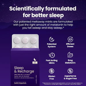 Oem Melatonin máy tính bảng mới đến bình tĩnh giấc ngủ bổ sung cho người lớn với Lemon Balm Chamomile Gluten miễn phí không biến đổi gen giấc ngủ tốt hơn - Product Image 2