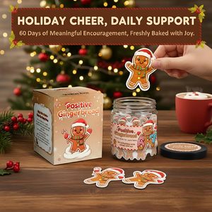 Biglietti di Supporto Emotivo in Barattolo Decorativo, 60 Giorni di Citazioni Motivazionali, <span class=keywords><strong>Regalo</strong></span> Dolce <span class=keywords><strong>per</strong></span> i Propri Cari a Distanza - Product Image 2