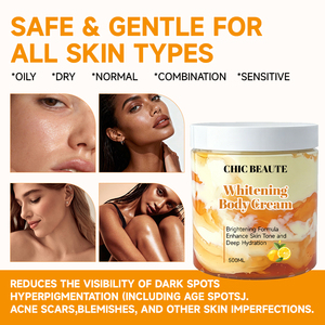 <span class=keywords><strong>CHIC</strong></span> BEAUTE Crema Blanqueadora Facial y Corporal con Niacinamida, Antiarrugas e Hidratante para Todo Tipo de Piel, Libre de Crueldad Animal, con Perla - Product Image 4