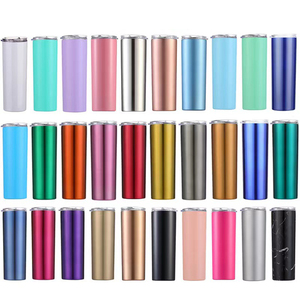 Bán buôn Trắng thăng hoa khoảng trống 20oz thép không gỉ đôi tường gầy thẳng thăng hoa Tumbler - Product Image 6