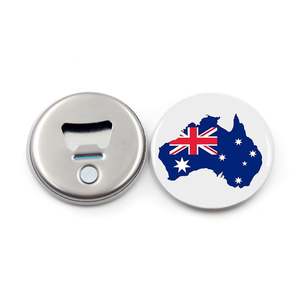 Aimants de réfrigérateur personnalisés découpés sur mesure, souvenirs d'Australie, aimants de réfrigérateur en métal avec carte - Product Image 2