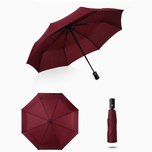 Payung otomatis portabel kuat tahan angin 3 payung lipat payung Mini kustom dengan Logo UV Regenschirm - Product Image 5