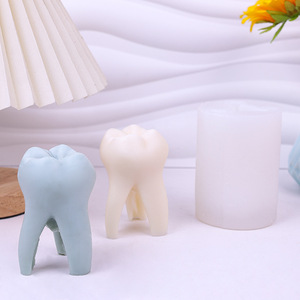 Large <strong>Tooth</strong> Candle Mold Creative <strong>Teeth</strong> Scented Plaster Silicone <strong>Mould</strong> Factory Direct Sales - Product Image 4