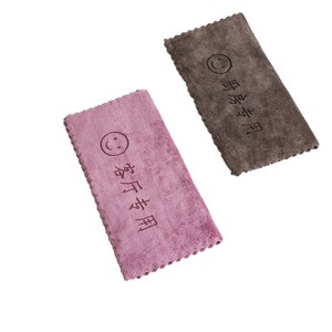 Okiss Velvet Cloth 30x30cm Square Microfiber Kitchen Cleaning Rag Absorbent Soft Dishcloth For Kitchen And Living Room - Product Image 5