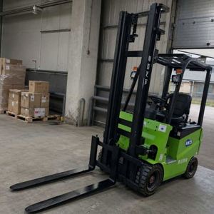 Chariot élévateur électrique chinois à énergie nouvelle, petit chariot élévateur hydraulique entièrement électrique 4x4 de 1,5 tonne, batterie au plomb-acide solide, vente chaude - Product Image 1