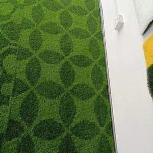 Gazon artificiel écologique en forme de <span class=keywords><strong>fleur</strong></span> 3D personnalisé pas cher avec une hauteur de poil de 30 mm/40 mm/50 mm pour l'aménagement paysager extérieur - Product Image 5