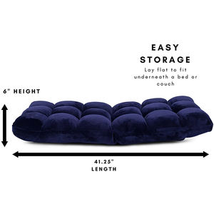 كرسي أرضي للاسترخاء قابل للطي بتصميم عصري للألعاب، كرسي استرخاء مبطن بمسند ظهر قابل للتعديل لغرفة المعيشة، متوفر للبيع بالجملة حسب الطلب - Product Image 4