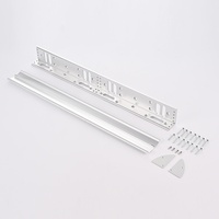 DFD 280kg Plaque de fixation magnétique pour serrure de contrôle d'accès Type LC Support de montage universel en alliage d'aluminium pour porte simple/double