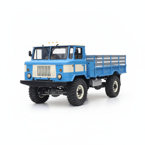 รถบังคับวิทยุ CROSSRC <span class=keywords><strong>GC4</strong></span> ขนาด 1/12 รุ่น GAZ-66 รถบรรทุกตีนตะขาบของรัสเซีย ชุดประกอบพร้อมเกียร์ 2 สปีด ระบบกันสะเทือนแบบแหนบ ตัวถังแข็งแรง ขับเคลื่อน 4 ล้อ - Product Image 1
