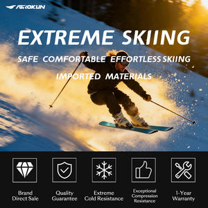 Skis alpins tout-terrain légers professionnels pour adultes, fabriqués sur mesure <span class=keywords><strong>en</strong></span> bois, adaptés à tous les terrains, pour le ski d'hiver <span class=keywords><strong>en</strong></span> plein air, OEM/ODM - Product Image 2