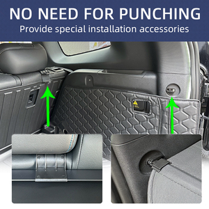 Accessoires de décoration de voiture, cache-bagages rétractable pour Changan Deepal G318, style d'usine, pare-soleil noir pour coffre - Product Image 3