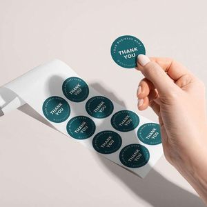 Handmade With Love Stickers Round <b>Labels</b> for Small Business <b>Packaging</b> Boho Color - Product Image 4
