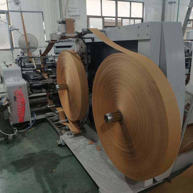 PRY-350T / 450T Fully Automatic Square Bottom Paper Bag Making Machine With Handle