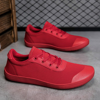 Chaussures de sport décontractées pour hommes, à bout rond, en maille, légères, à lacets, toutes saisons, pieds nus, fabriquées sur mesure