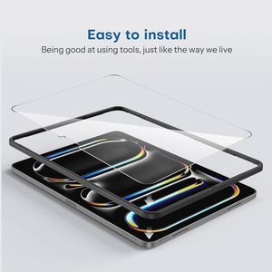 ฟิล์มกันรอยกระจกนิรภัย 9H สำหรับ Apple iPad Air 7 ขนาด 11 นิ้ว รุ่นปี 2025 ป้องกันรอยขีดข่วน ขอบโค้ง 2.5D ใส - Product Image 4