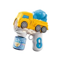RXS Plastic Cross-border Nouveau Jouet Tendance Véhicule d'Ingénierie Pistolet à Bulles Électrique Portable Son et Lumières 14 ans