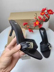 Elegante donna Open Back <span class=keywords><strong>Beige</strong></span> pelle verniciata muli <span class=keywords><strong>tacchi</strong></span> alti sandali con plateau estivo esterno tacco alto crescente - Product Image 5