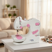 Machine à coudre domestique multifonctionnelle mini plate à commande manuelle avec longueur de point réglable automatiquement – Offre Spéciale