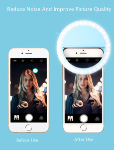 Clip de lumière de remplissage d'<span class=keywords><strong>anneau</strong></span> de LED professionnel Portable <span class=keywords><strong>Selfie</strong></span> lumière de remplissage en direct pour téléphones mobiles Smartphone faveurs fête - Product Image 6