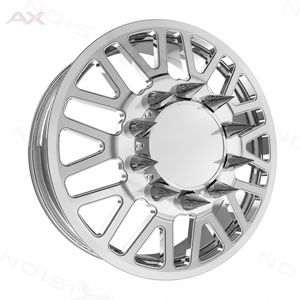 Jantes de camion forgées sur mesure 22x8.25 26x8.25 30x8.25 8x165.1 10x225 en aluminium poli pour RAM 3500 DRW Ford F450 F550 - Product Image 1