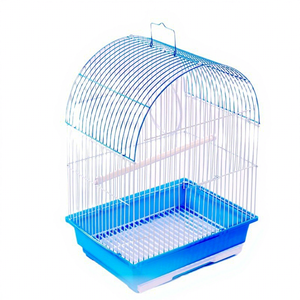 Cage à oiseaux en fil métallique au design simple pour calops et perruches, cage <span class=keywords><strong>d</strong></span>'élevage manuelle pour petits perroquets - Product Image 5