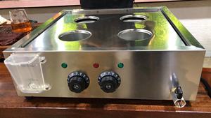 業務用電気スープ餃子包子蒸し器サモサ炉4穴小型蒸し器 - Product Image 4