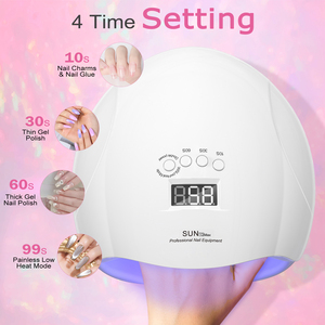 <span class=keywords><strong>NailGirls</strong></span> Professional 150W LED UV โคมไฟเล็บแสงยูวีแห้งเร็วสําหรับเล็บเจล - Product Image 3