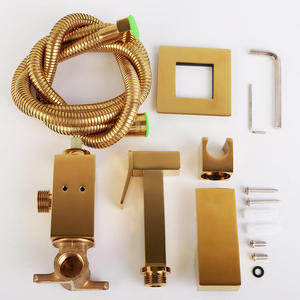 Настенный Золотой распылитель для биде - Product Image 3