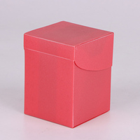 Boîte de rangement pour cartes de collection en PP, couvercle rabattable, boîte de rangement pour cartes de jeu en plastique durable, personnalisable
