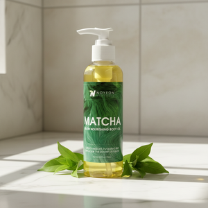 Aceite corporal nutritivo orgánico Matcha Glow con lavanda, hierbas, romero, jojoba, almendra dulce para la piel - Product Image 1