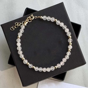 Regalo <span class=keywords><strong>de</strong></span> joyería <span class=keywords><strong>de</strong></span> embarazo hecho a mano 14K oro relleno delicado cuarzo rosa <span class=keywords><strong>piedra</strong></span> lunar y cuentas <span class=keywords><strong>de</strong></span> Aguamarina pulsera <span class=keywords><strong>de</strong></span> cristal <span class=keywords><strong>de</strong></span> <span class=keywords><strong>fertilidad</strong></span> - Product Image 5