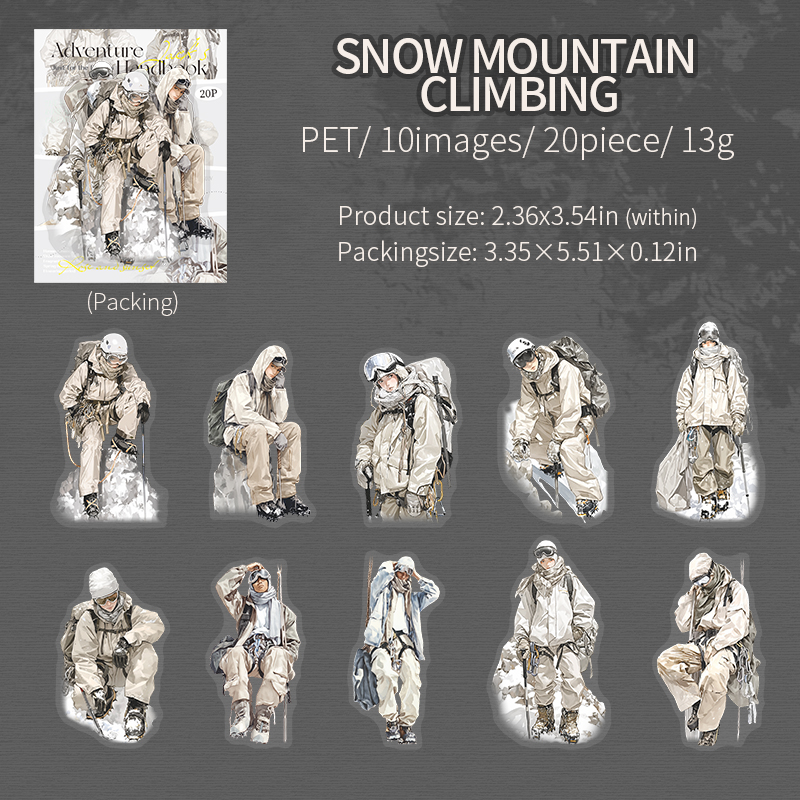B Alpinisme en montagne enneigée