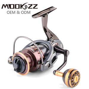 Carrete de Pesca Giratorio SW de Alta Resistencia, 4+1BB, Cuerpo Metálico, Relación 5.0:1, Lanzamiento a Larga Distancia, Freno con Clicker, Manivela CNC para Pesca de Grandes Peces - Product Image 1